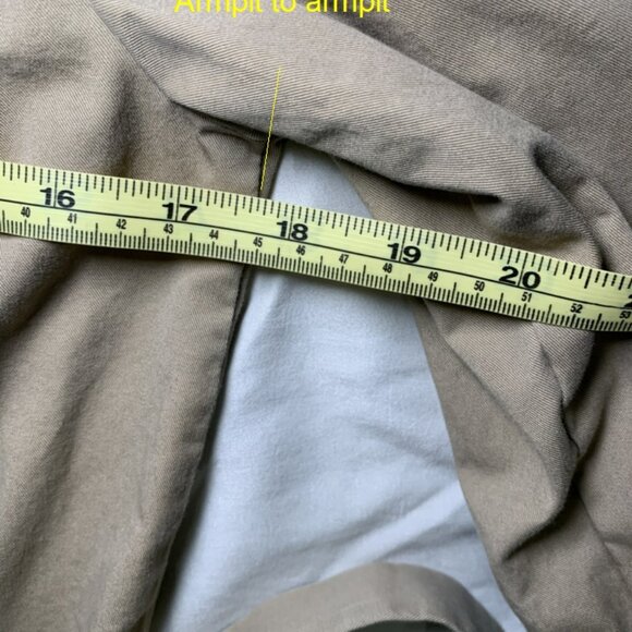 Tommy Hilfiger Casual Long Shirt Beige Small - Picture 8 of 11